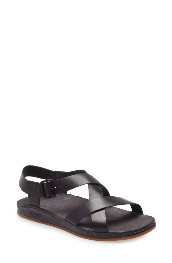 Chaco Women's Wayfarer Sandal - 5 - Black