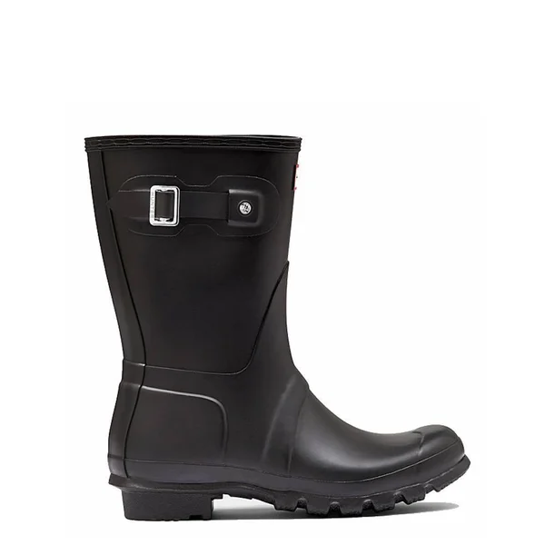 Hunter Women Original Short Rain Boot Black 6