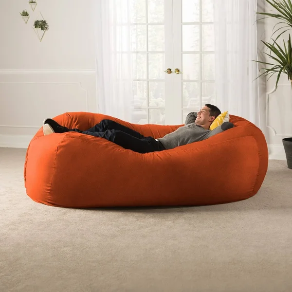 Jaxx 7& Bean Bag Sofa - Cinnabar