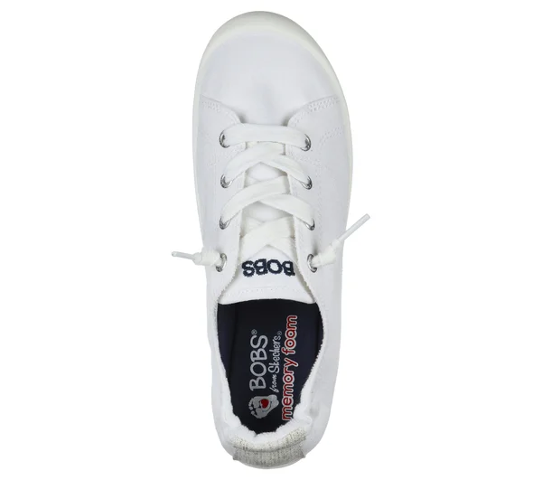 Skechers Women's Bobs Beach Bingo Ditch Day Sneaker - White