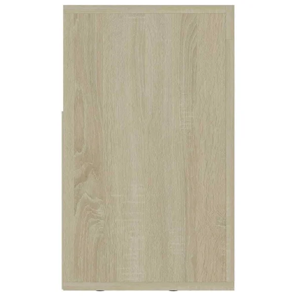 vidaXL TV Cabinet White and Sonoma Oak 47.2x22x11.8x22x19.7x22 Chipboard