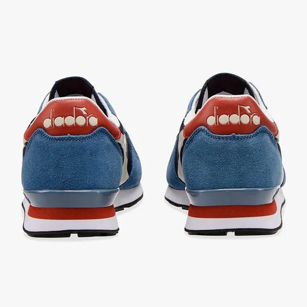 Diadora Camaro Shoes Navy Blue Red Beige - 45.5