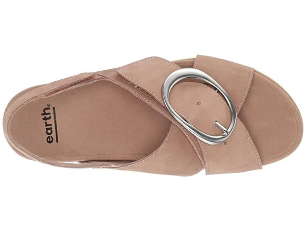 Earth Ambrosia - Women's Supportive Sandal Dark Blush - 7.5 Medium