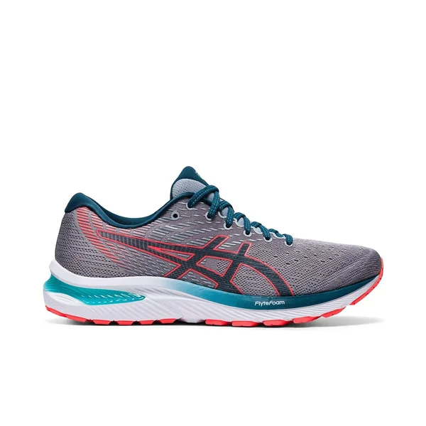 Asics GEL-Cumulus 22 Grey/Blue Men's Running Shoes - Size: 7.5