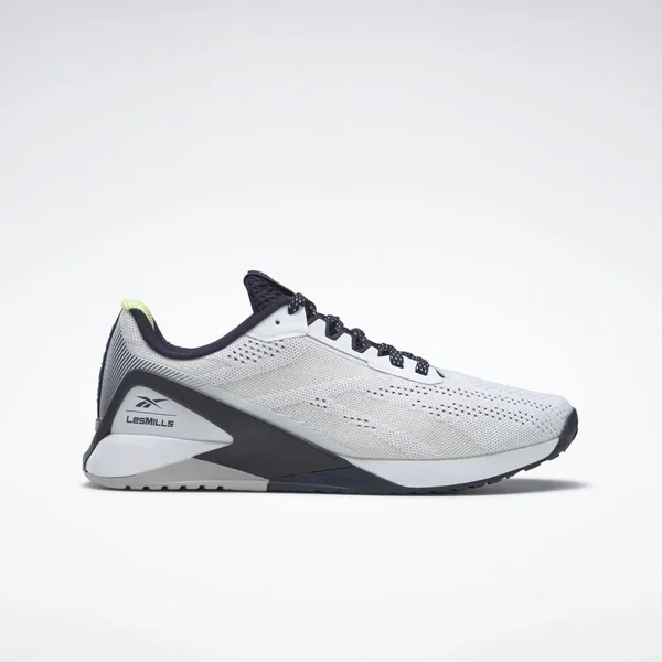 Reebok Men's Nano X1 Training Shoes Les Mills in White/Vector Navy/Pure Grey 3 Size 10.5 - Cross Training - Training Shoes