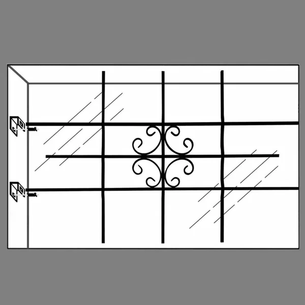 vidaXL Window Security Grilles 27.2x22 x 44.9x22
