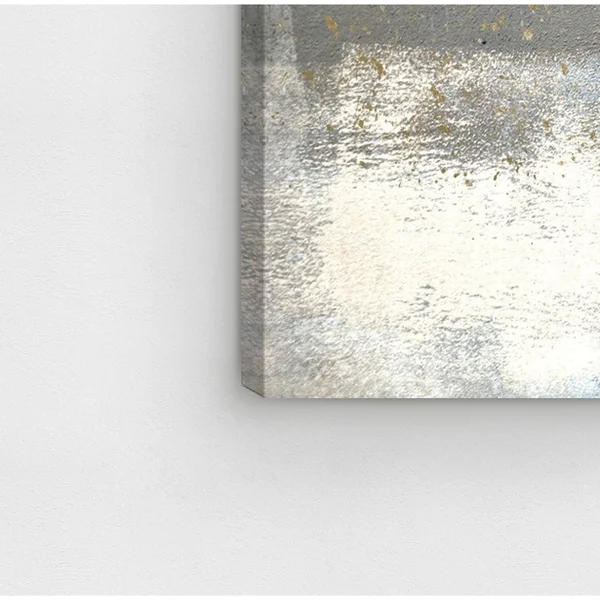 Oliver Gal &In The Mid Summer& Abstract Gallery Wrapped Canvas Art - Blue - Gold, 30 x 36