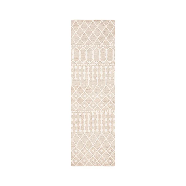 Blossom Collection BLM115B Rug Beige - Ivory, Runner 2&-3x22 x 9&