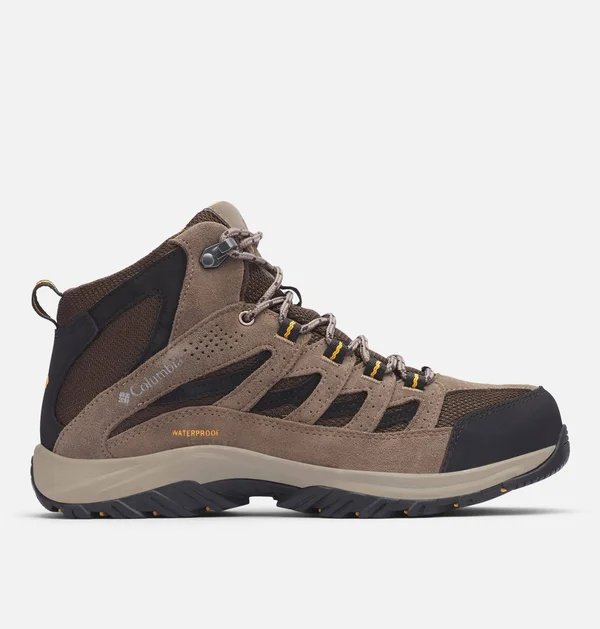 Columbia Crestwood Mid Men's Waterproof Hiking Boots - 10 Wide, Cordovan