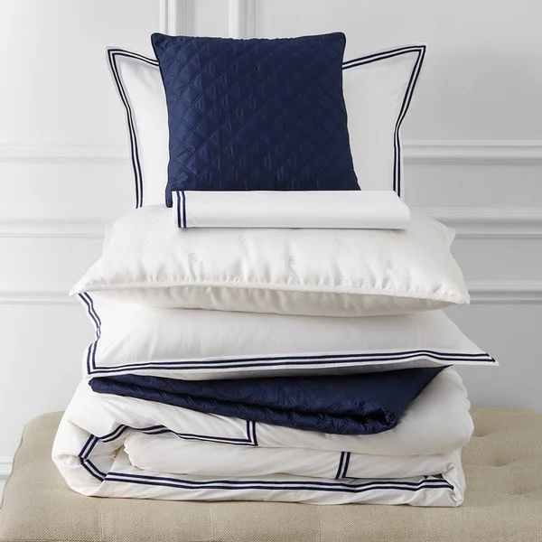 Hudson Park Collection Italian Percale King Flat Sheet - 100% Exclusive - Silver