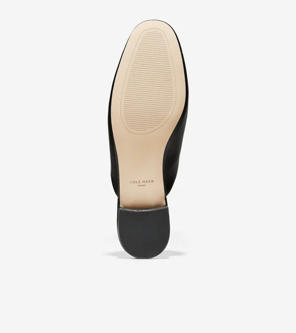 Cole Haan Ryan Mule Black Leather - Men's, Size: 8 B (Medium)