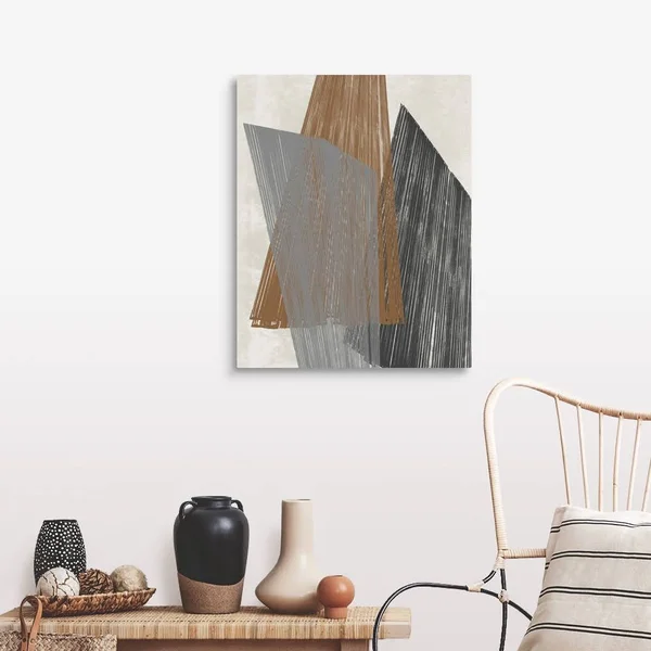 Triangle Stripes I, Canvas Wall Art, 24x30, Great Big Canvas