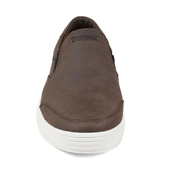 Men's Nunn Bush Kore City Walk Moc Toe Slip On, Size: 12, Brown
