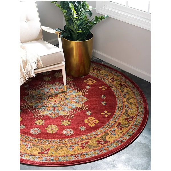 Unique Loom Sahand Southwestern/lodge Area Rug Collection - Square 4& 3119318