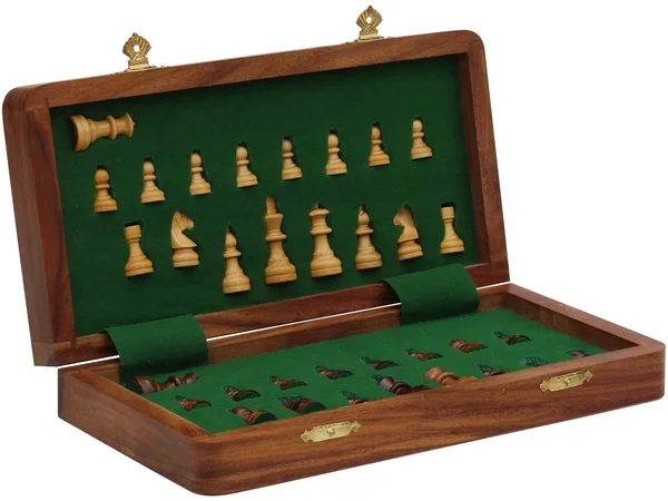 SouvNear 10.5x22 Wood Chess Set - Handmade Premium Magnetic Folding Chess