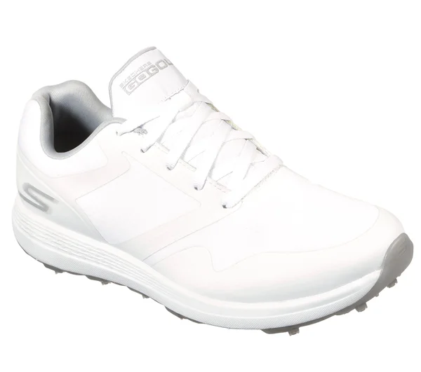 Skechers Women's Go Golf Max - Fade Golf Shoes, White, Gray, 10.0