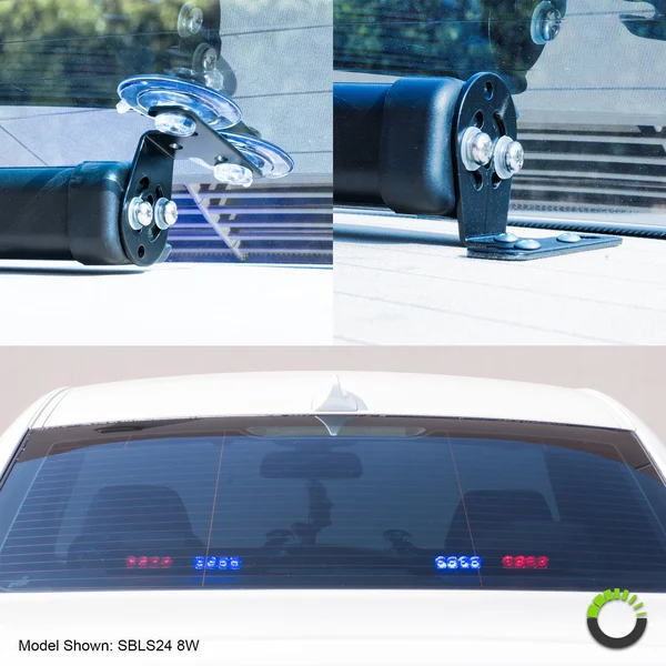 LAMPHUS SolarBlast Sbls64 29 inch 24W LED Traffic Advisor Light Bar - Amber White - Yellow