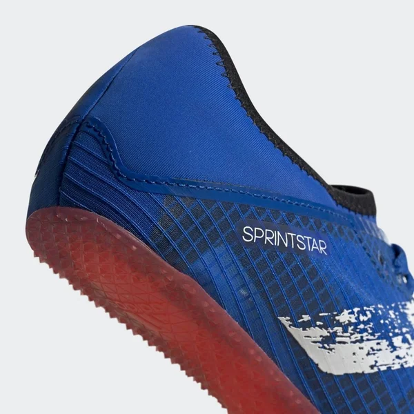 Adidas Men's Sprintstar Track Spikes, 12, Blue/White/Solar Red