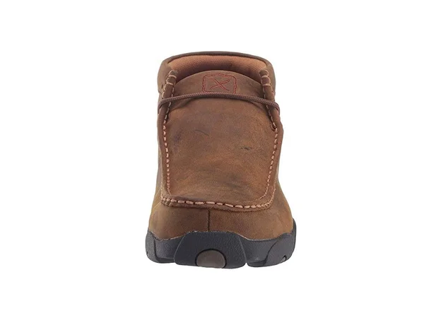 Twisted x Boots Men's MDMW001 Driving Moc - Distressed Saddle