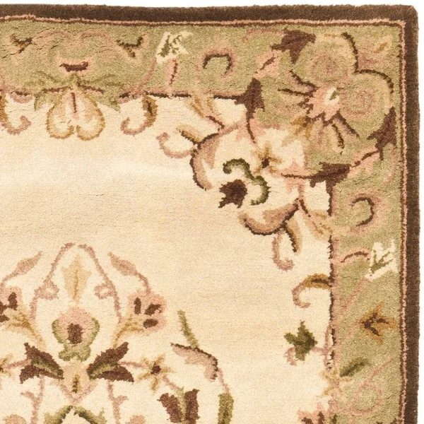 Safavieh Heritage HG640A Area Rug - Beige/Green, Size 4& x 4& Round