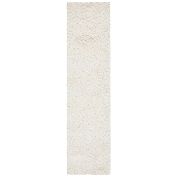 Safavieh Memphis Shag SG832G 5&1x22 x 7&6x22 Grey, Cream Area Rug