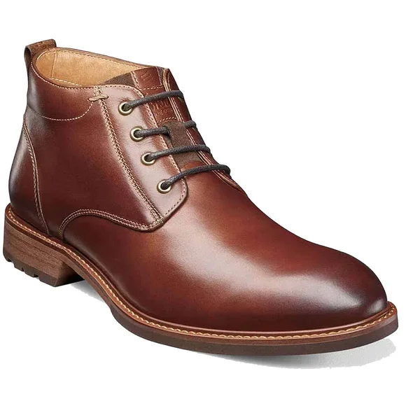 Florsheim Lodge Plain Toe Chukka Boot 11.5 Men's Chestnut