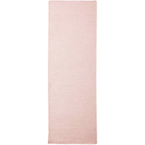 Colonial Mills Westminster Braided Rug Blush Pink - Size: 7 x 9 ft.