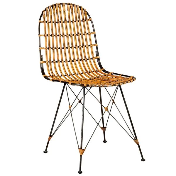 Dover Rattan Dining Chair Brown - East at Main