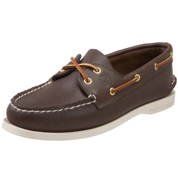 Sperry Top-Sider Women's Authentic Original Two-Eye Boat Shoe, Brown, 5.5