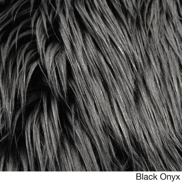 Spectrum Rugs Legacy Faux Sheepskin 4-Pelt Shag Runner Rug (3' x 8') Grey Mist Natural - Gray