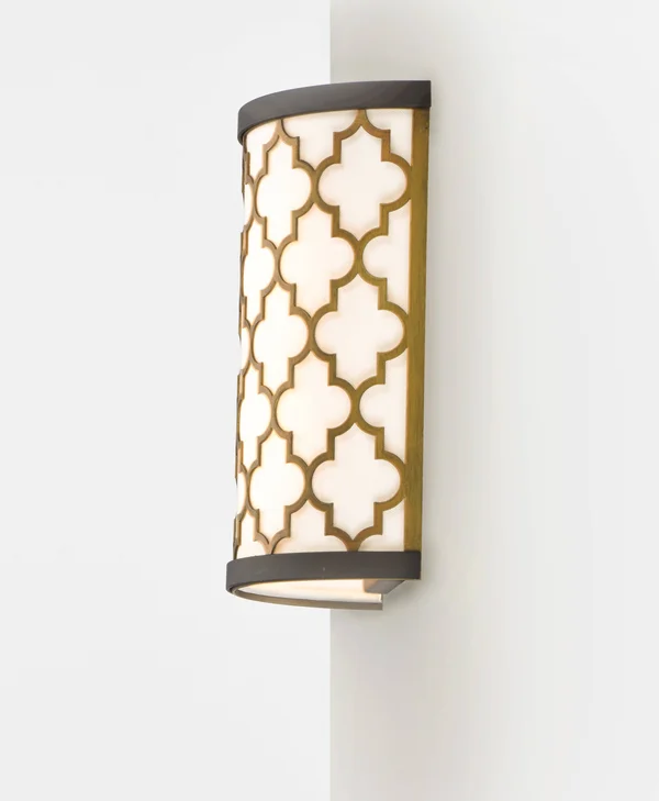 Maxim - 20294WLOIAB - LED Wall Sconce - Crest - Oil Rubbed Bronze, Antique Brass