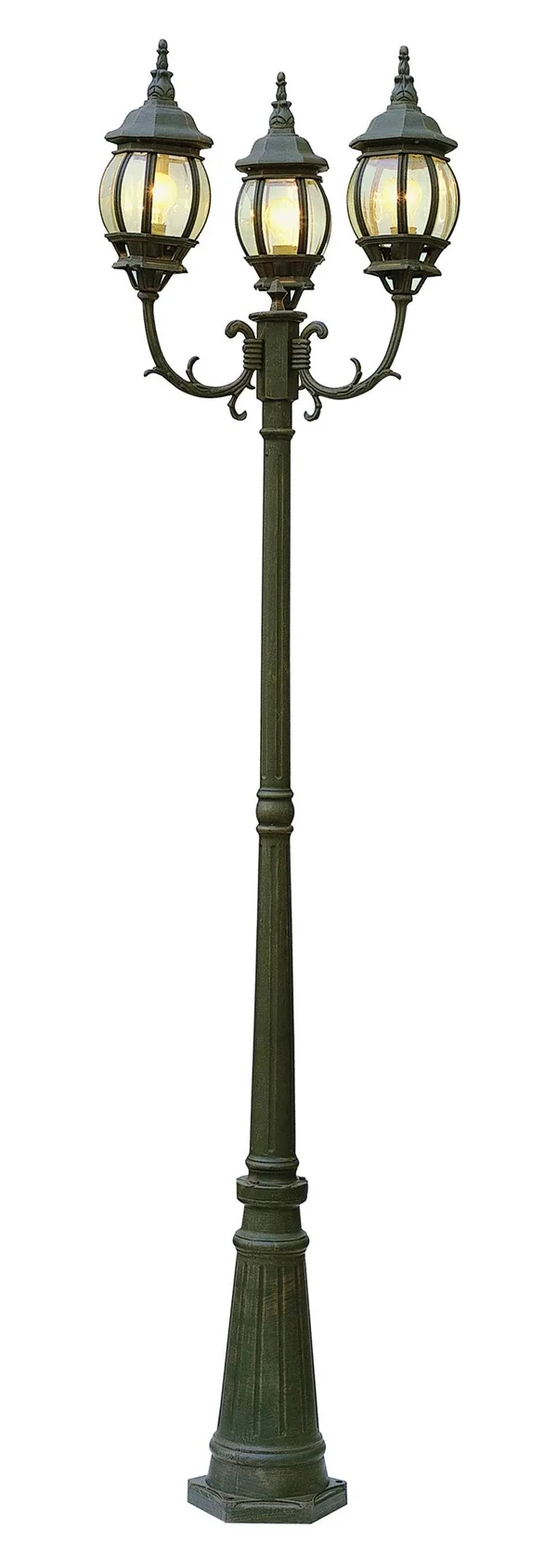 Trans Globe 4090 BC Niort Black Copper Outdoor Post Light
