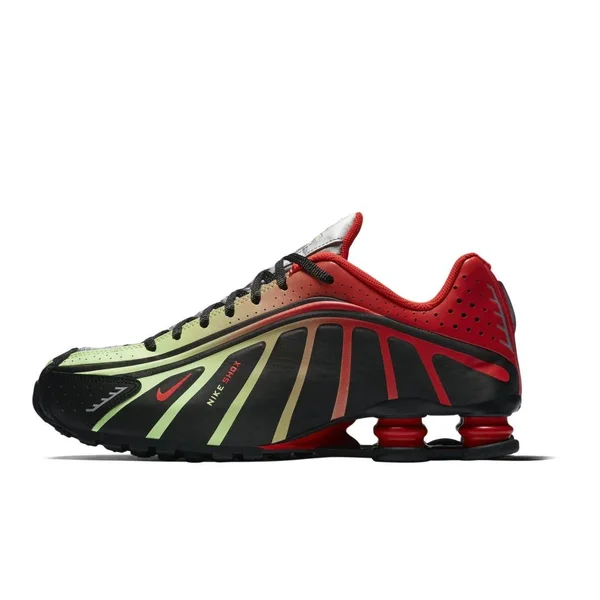 Nike Shox R4/ Neymar Jr - Black/Challenge Red/Metallic Silver Black, 11