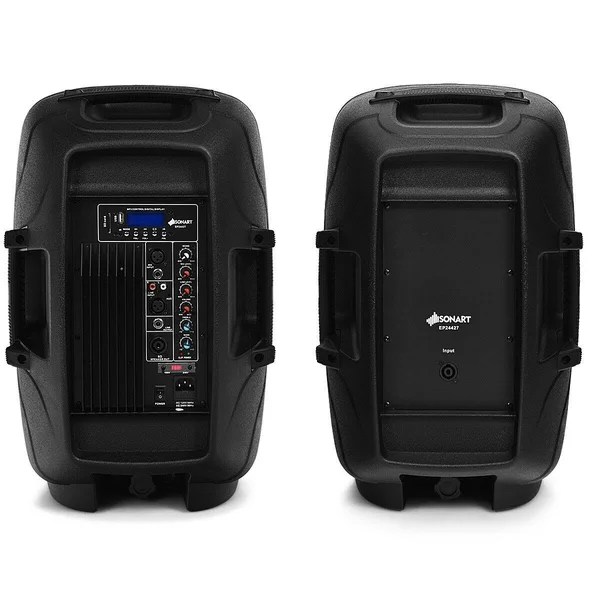 12x22 Dual 2-Way 1600 W Powered PA Speaker System