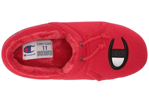 Champion University Mens Slippers (Red/Black)