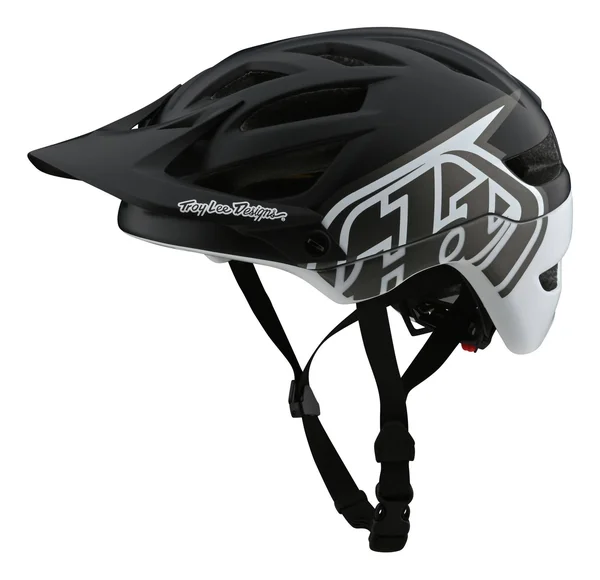 Troy Lee Designs A1 MIPS Classic Bike Helmet Black/White - Xs