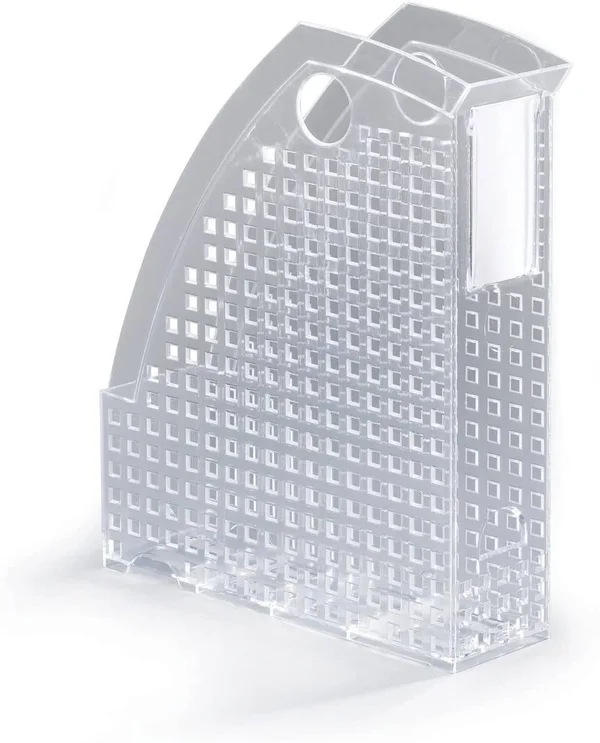 Durable Trend Magazine File - Transparent - 305 x 74 x 244mm
