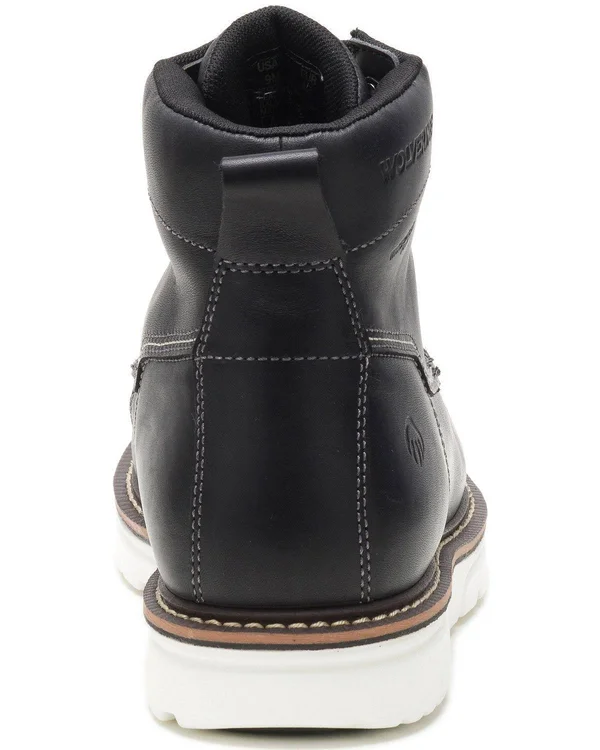 Wolverine Men's I-90 Durashock Moc-Toe Work Boots, Black