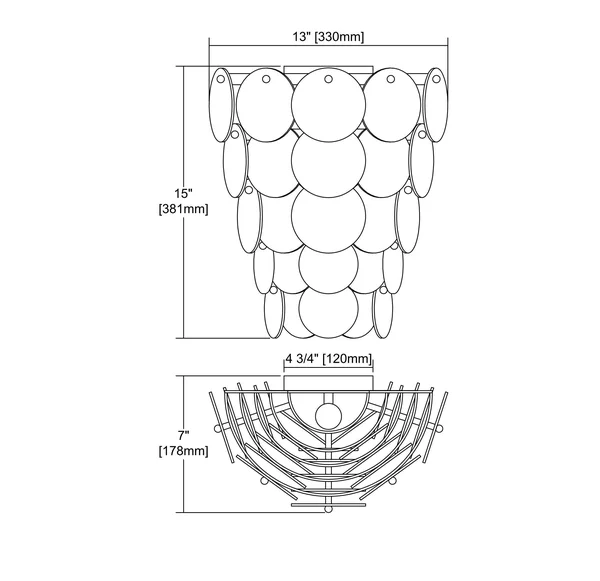 Airesse 2-Light Wall Sconce (1141-085)