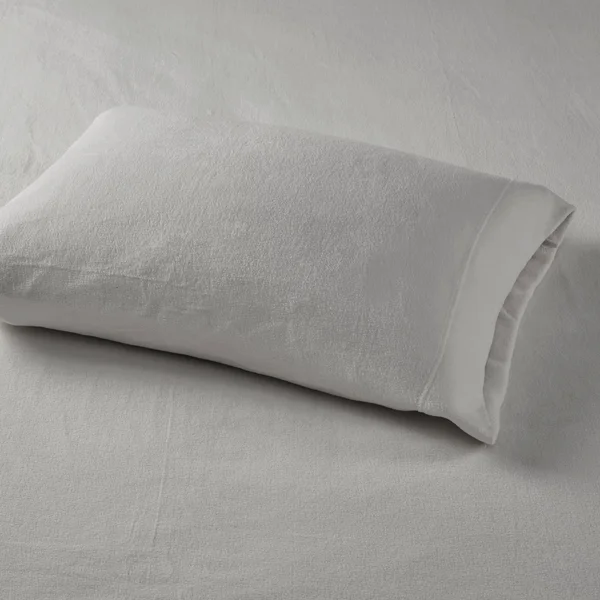 Porch & den Herron Microfleece Bed Sheet Set - Twin - Grey