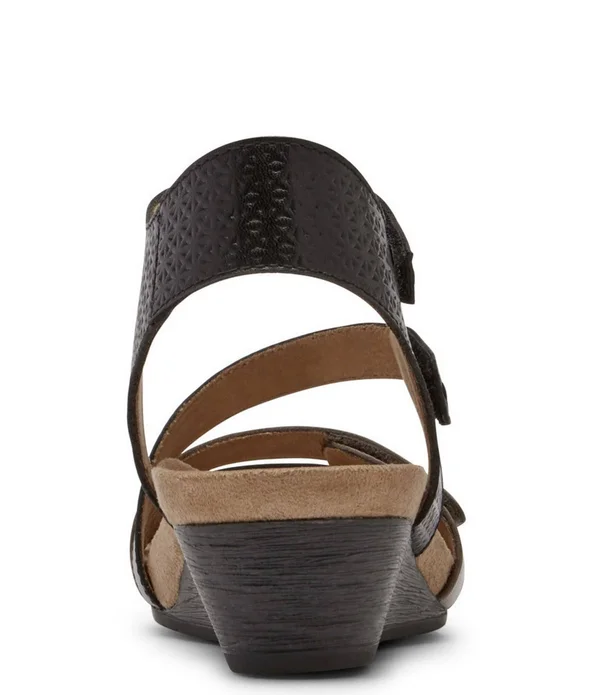 Cobb Hill Women's Hollywood 4-Strap Sandal, Tan Multi Size: 10 M