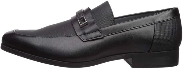 Calvin Klein Men's Jameson Loafer, Black Leather
