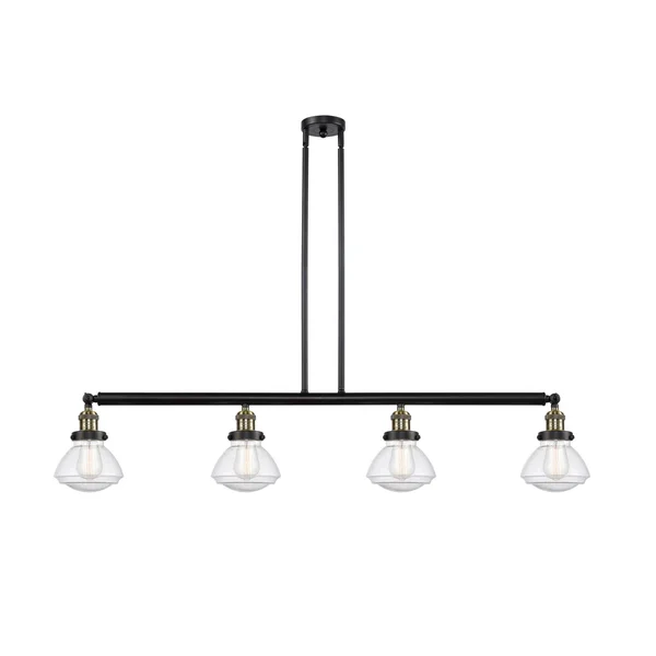 Innovations 214-PN-G324-LED Polished Nickel Olean 4 Light Island Light