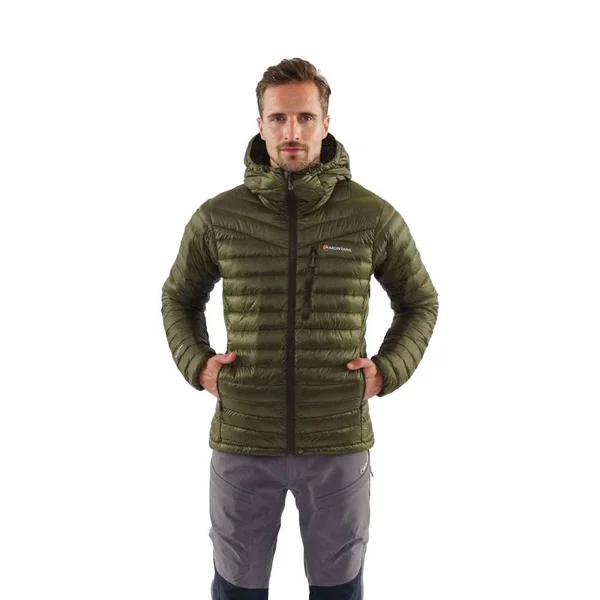 Montane Mens Featherlite Down Jacket Kelp Green S