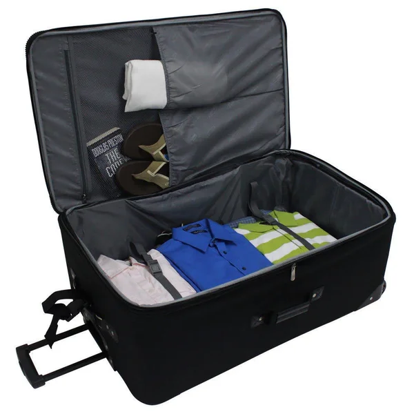 Traveler&s Choice Travel Select Amsterdam 4-Piece Expandable Luggage Set - Navy/Black