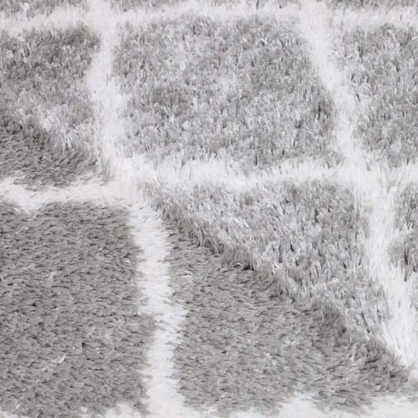 Sohome Carmela Tali Geometric Area Rug, Gray/Ivory, 5&2 inch Round
