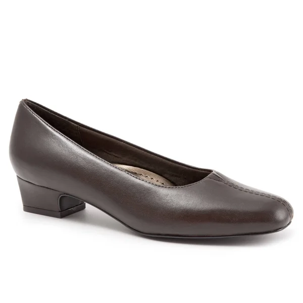 Trotters Doris Pumps - Women's, Mocha, Size: 6.5