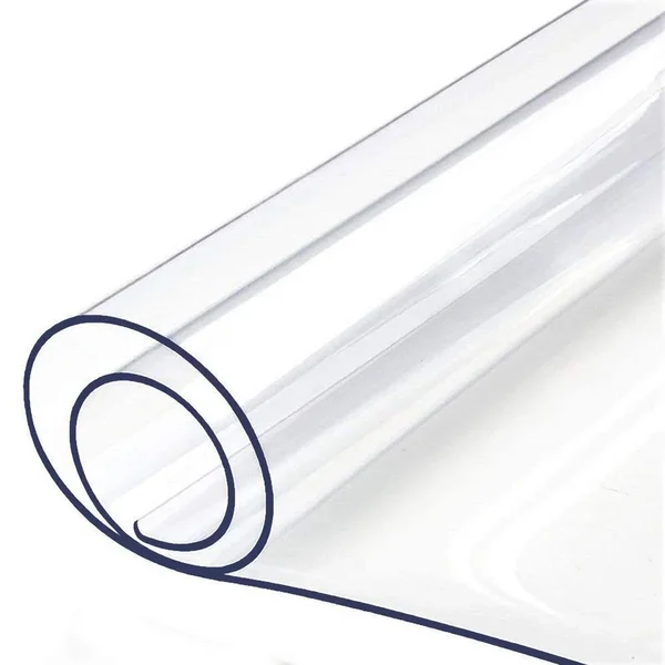Dining Coffee Table Protector Clear Plastic Tablecloth Cover PVC Vinyl Wood Marble Glass Tabletop Topper Protection Pad Easy Cle
