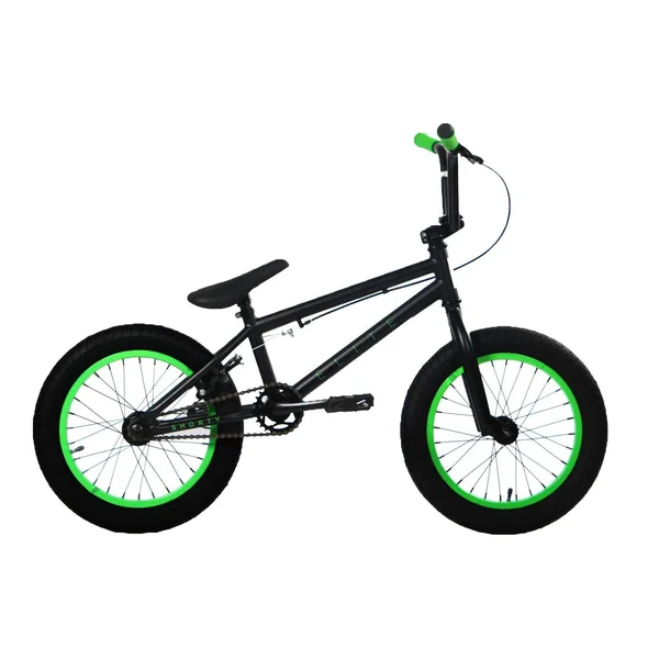 2021 Elite BMX Pee Wee 16x22 Kids& BMX Bike Black Green