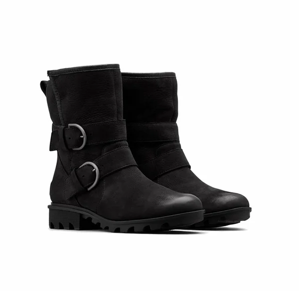 Sorel Women's Phoenix Moto Cozy Boot Size 9.5 - Camel Brown